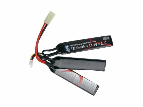 ASG 11.1V LI-PO Battery 1300 mAh Battery