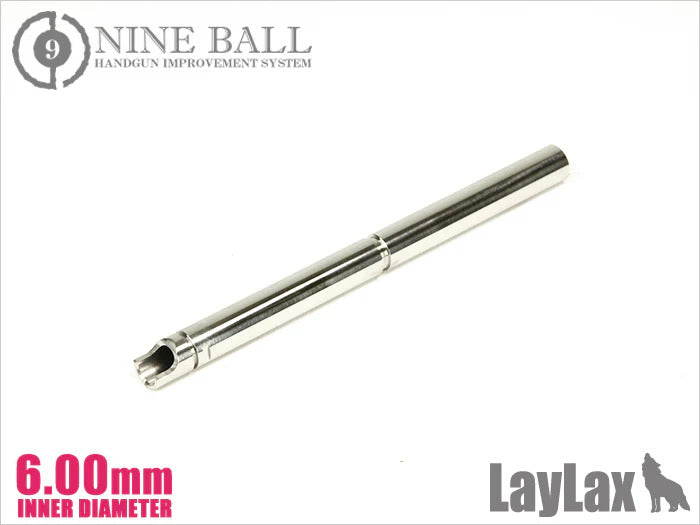 Nineball Power Barrel 112.5mm/6.00mm Ultratight bore Hi Capa 5.1 Gold Match