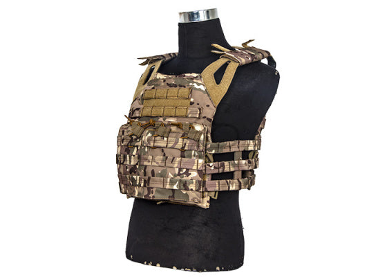 Lancer Tactical Airsoft Jumpable Tactical Vest CAMO