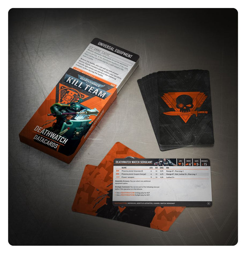 Warhammer 40K Kill Team: Deathwatch – Datacards