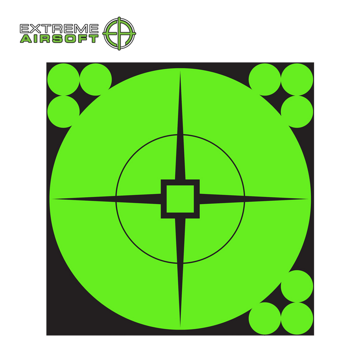 TARGET SPOTS® GREEN 6 INCH, 10 TARGETS