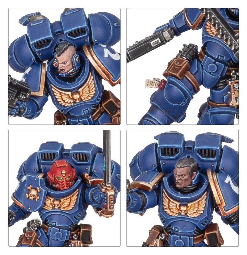 Warhammer 40K Space Marines: Assault Intercessors with Jump Packs
