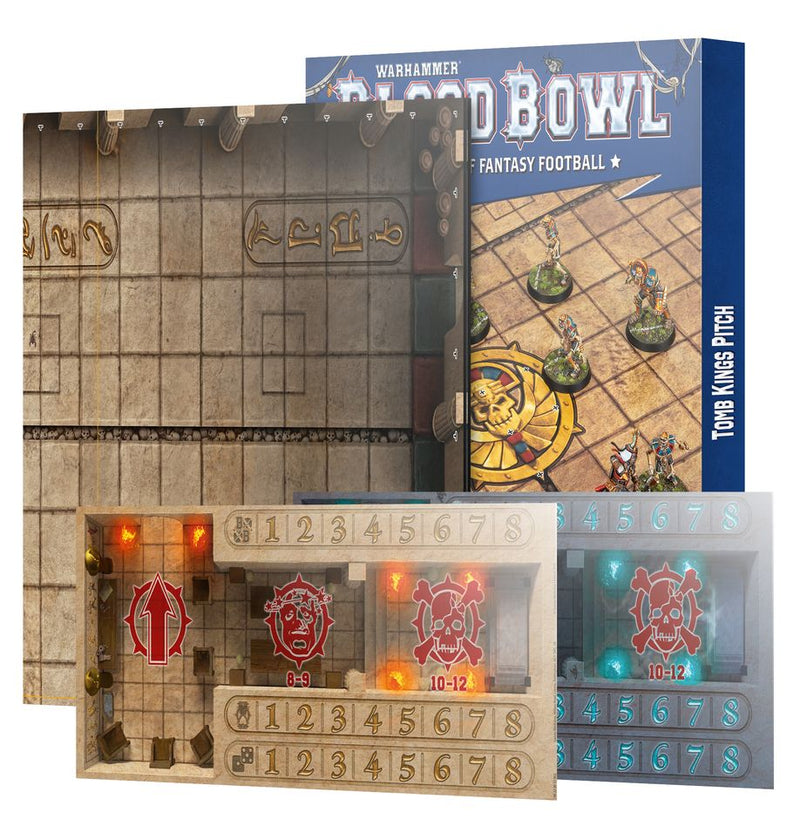 Warhammer Tomb Kings Pitch: Double-sided Pitch and Dugouts Set