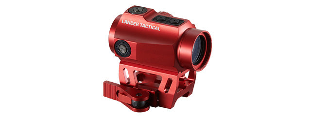 Lancer Tactical 1X25 2 MOA Red/Green Dot Sight w/ QD Riser Mount