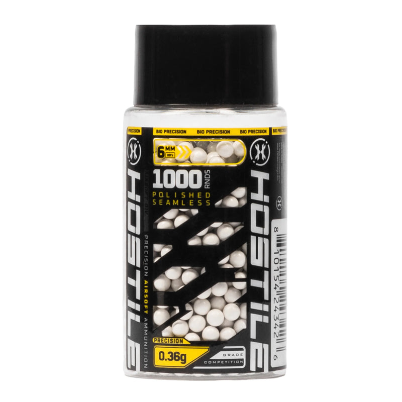 Hostile - Bio .36g BB's - 1000ct White