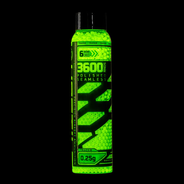 Hostile - Tracer .25g BB's - 3600ct Green