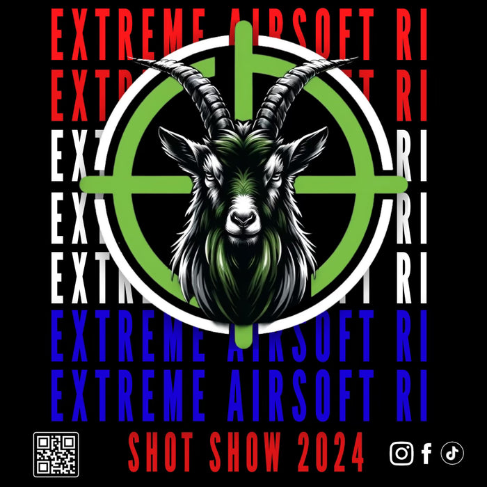 Extreme Airsoft Shot Show 2024 G.O.A.T. T-Shirt