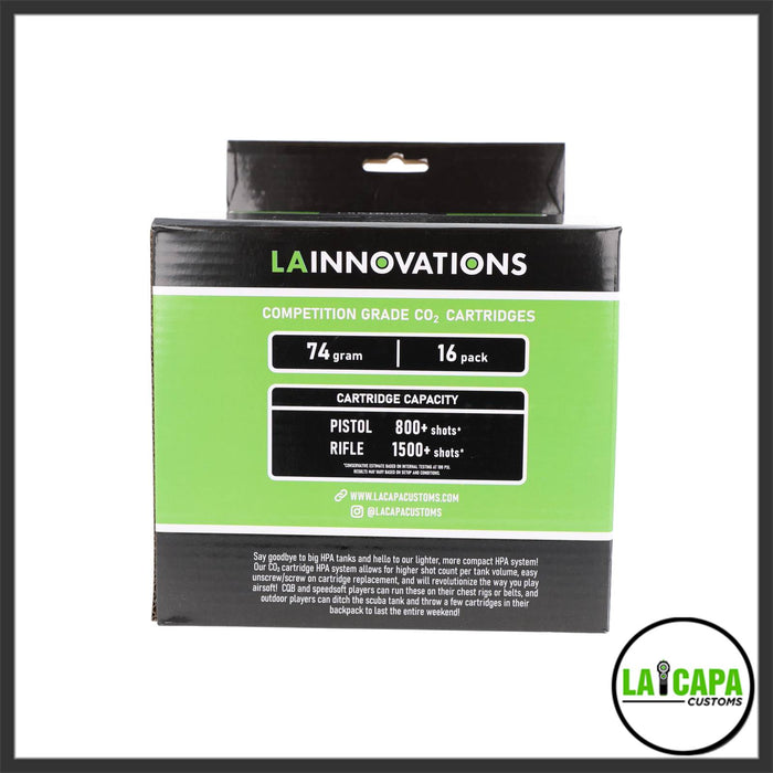 LA Innovations 74g CO2 Cartridges