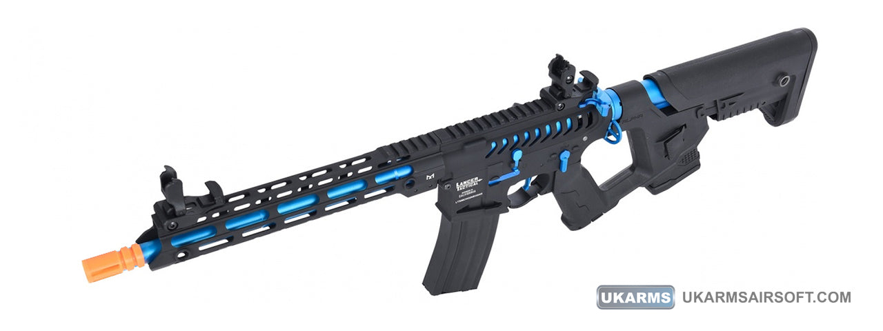 Lancer Tactical Enforcer BLACKBIRD Skeleton AEG w/ Alpha Stock