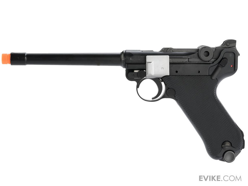 AW Custom 6" Luger P08 GBB Pistol