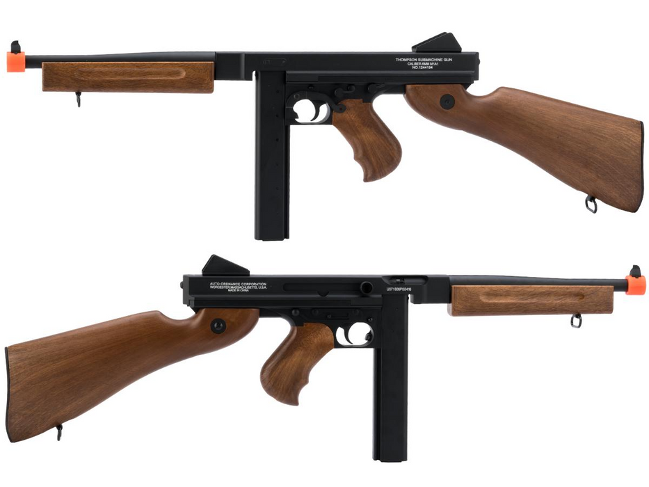 Cybergun Auto Ordnance Licensed Thompson M1A1 Rifle w/ Metal Receiver Battery & Charger