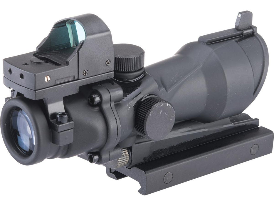 Element 4x32 Magnified Scope w/ Illuminated Reticle & Red Dot Reflex Sight