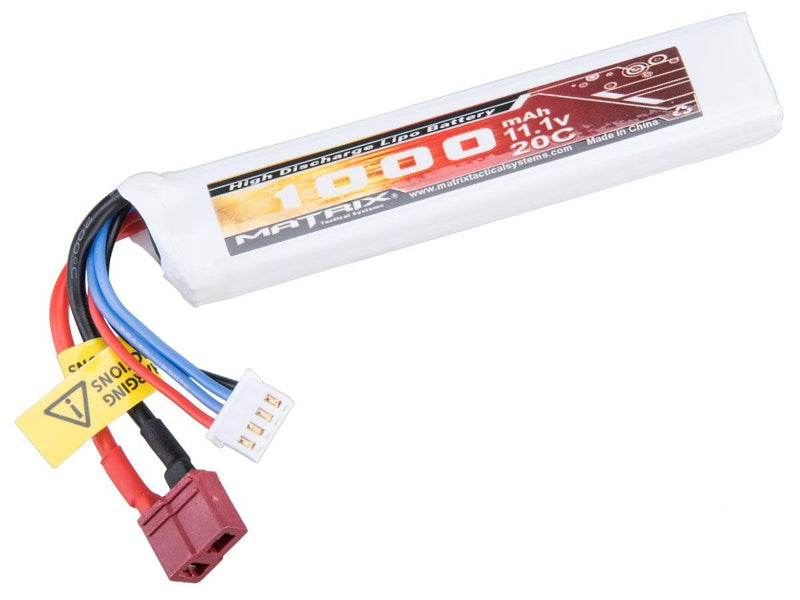 Matrix High Performance 11.1V LiPo Stick Battery 1000mAh - 20C / Deans