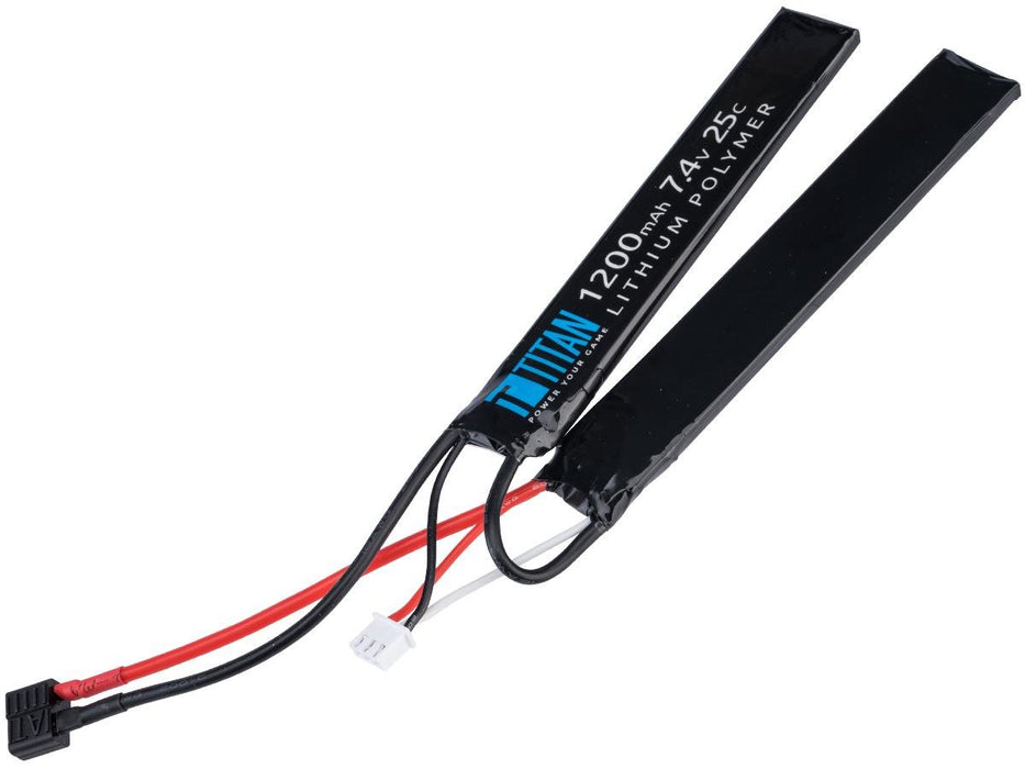 Titan Power 7.4v 25C Nunchuck LiPo Battery 1200mAh Deans