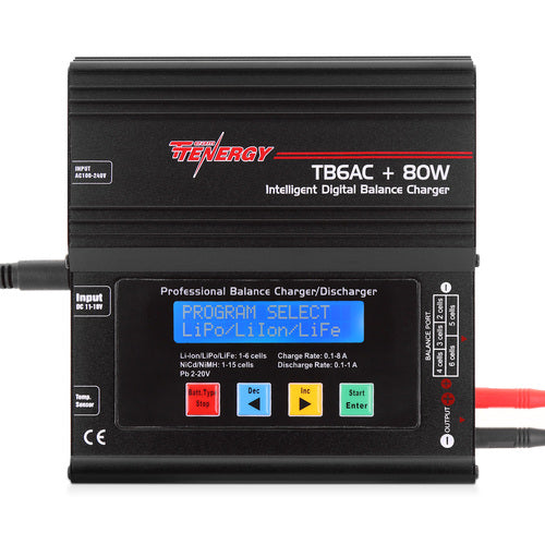 Tenergy TB6AC+80W 8A Intelligent Digital Balance Charger