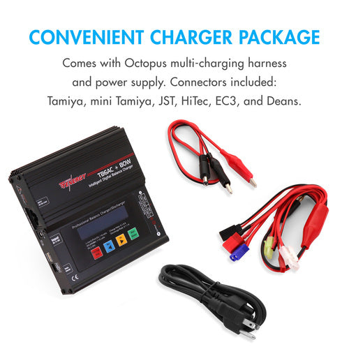 Tenergy TB6AC+80W 8A Intelligent Digital Balance Charger