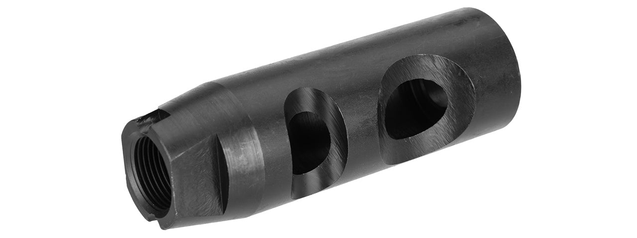 LCT Airsoft AK Series AEG AMD-65 Style Flash Hider - 14mm CCW