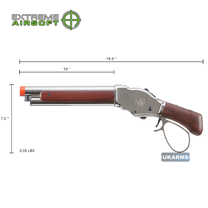 Golden Eagle 1887 Compact Wide Lever Action Shotgun (Silver)