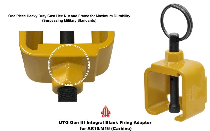 UTG Gen III Integral Blank Firing Adaptor for AR/M16 Carbine