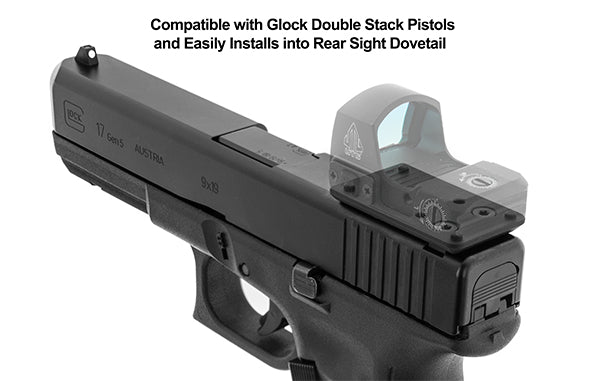 UTG Super Slim RDM20 Mount for Glock Rear Sight Dovetail