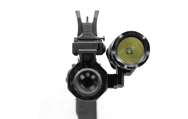 UTG Keymod Offset Flashlight Ring Mount, Matte Black