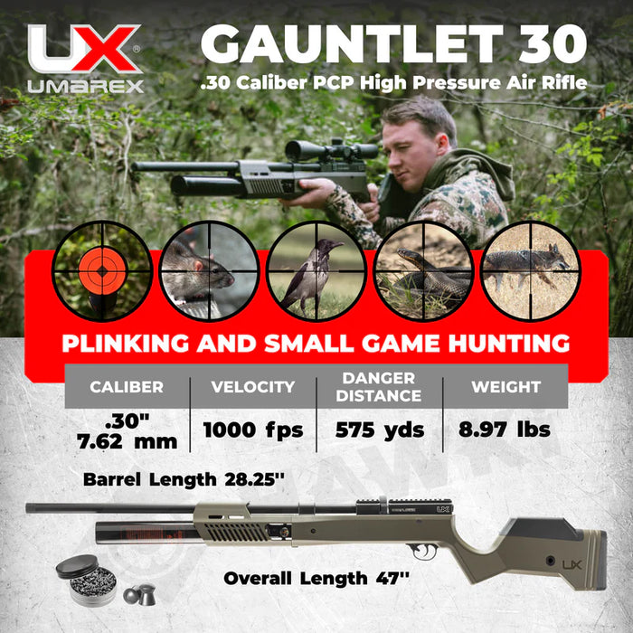 Umarex Gauntlet 2 .30 Pellet PCP High Pressure Airgun