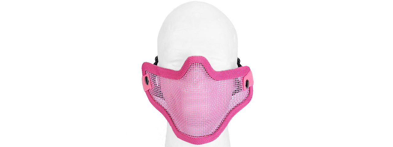 Lancer Tactical Metal Half Face Mesh Mask