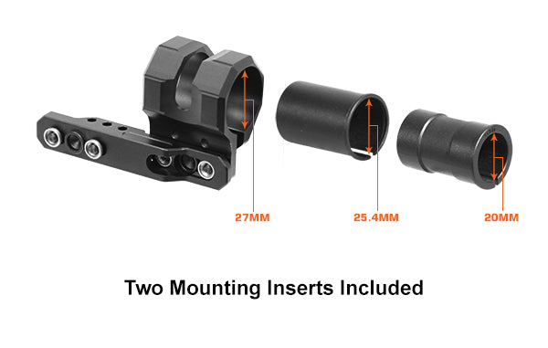 UTG Keymod Offset Flashlight Ring Mount, Matte Black