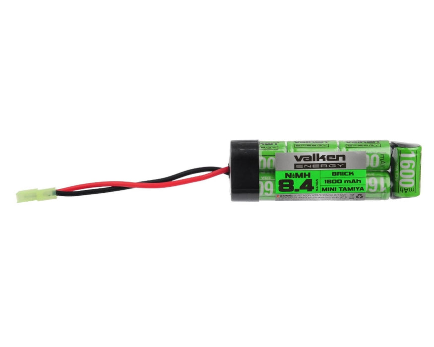 Valken 8.4V NiMH 1600mAh Flat Brick Mini Battery