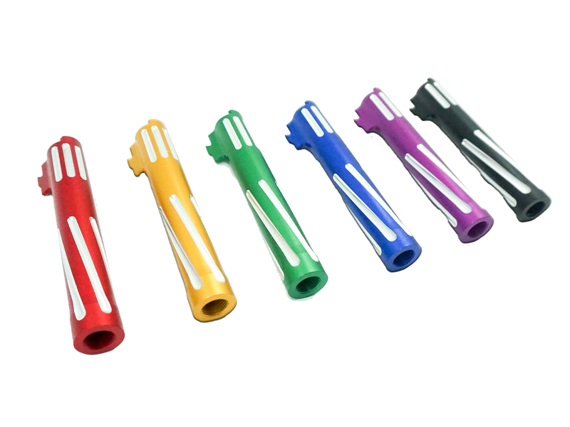 Unisoft Threaded Twisted CNC Swirl Outer Barrel for 4.3 Hi-Capa