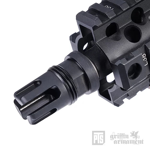 PTS Griffin Armament Taper Mount Minimalist Stealth Flash Suppressor 14mm CCW