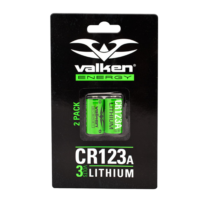 Valken CR123A 2Pk Lithium Battery