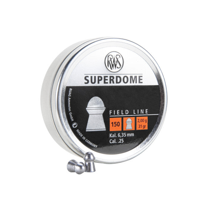 RWS Superdome .25 Airgun Pellets - 150ct