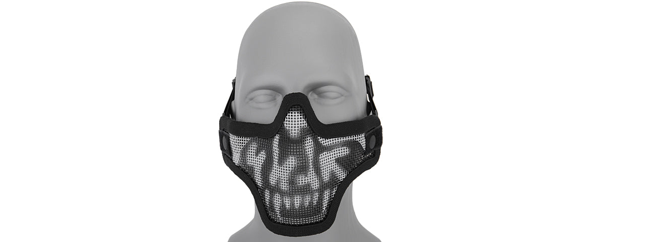 Lancer Tactical Metal Half Face Mesh Mask