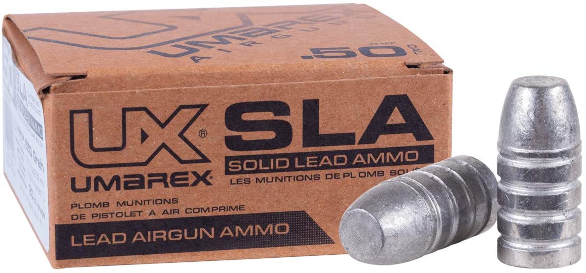 UX SLA .50 Caliber 550 Grain Lead Ammo - 20ct