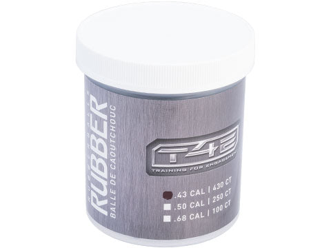 T4E .43 Caliber Reusable Rubber Ball Training Ammo - 430ct