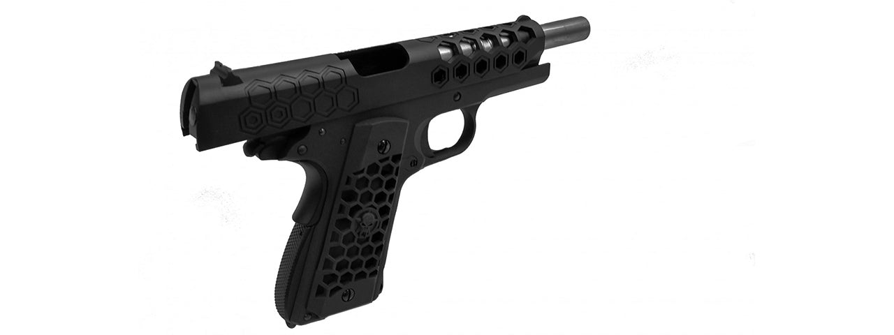 WE Tech 1911 Hex Cut Gen. 2 Gas Blowback Airsoft Pistol