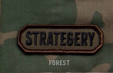 MSM Strategery Embroidered Morale Patch