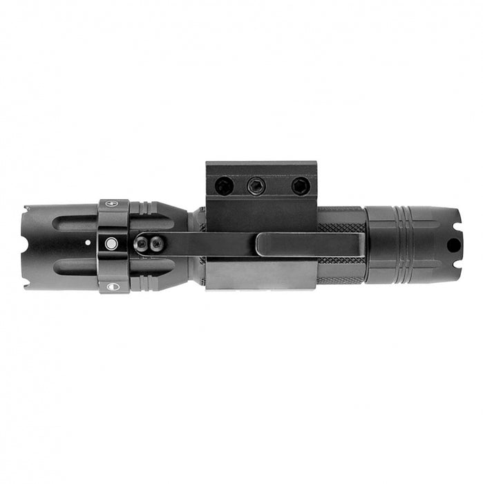 VISM Pro Series Tactical Flashlight Mod2/ 3w 500 Lumen/ Modes: High - Low - Strobe/ Rail Mount