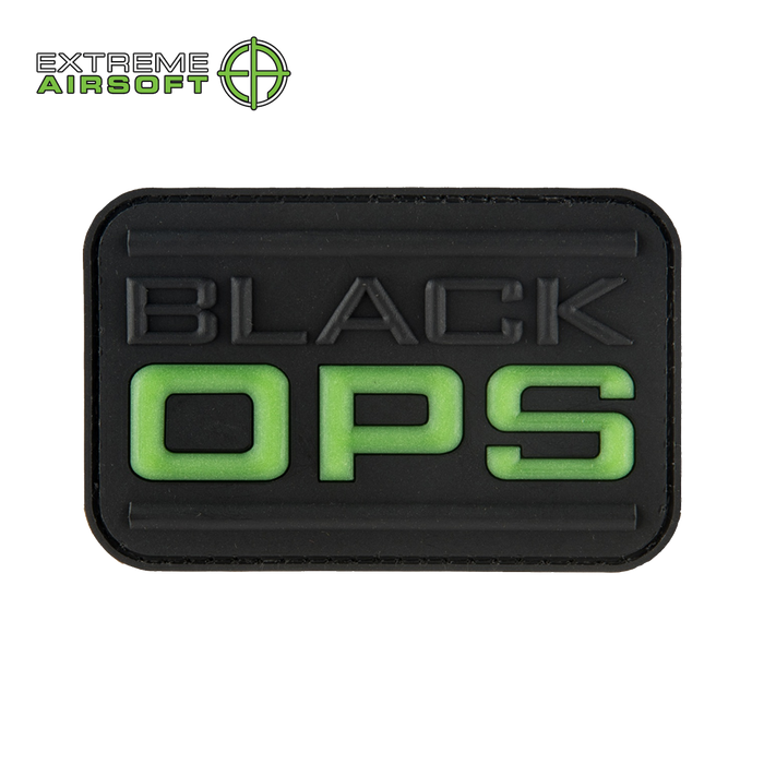 Black OPS Glow-In-The-Dark PVC Patch