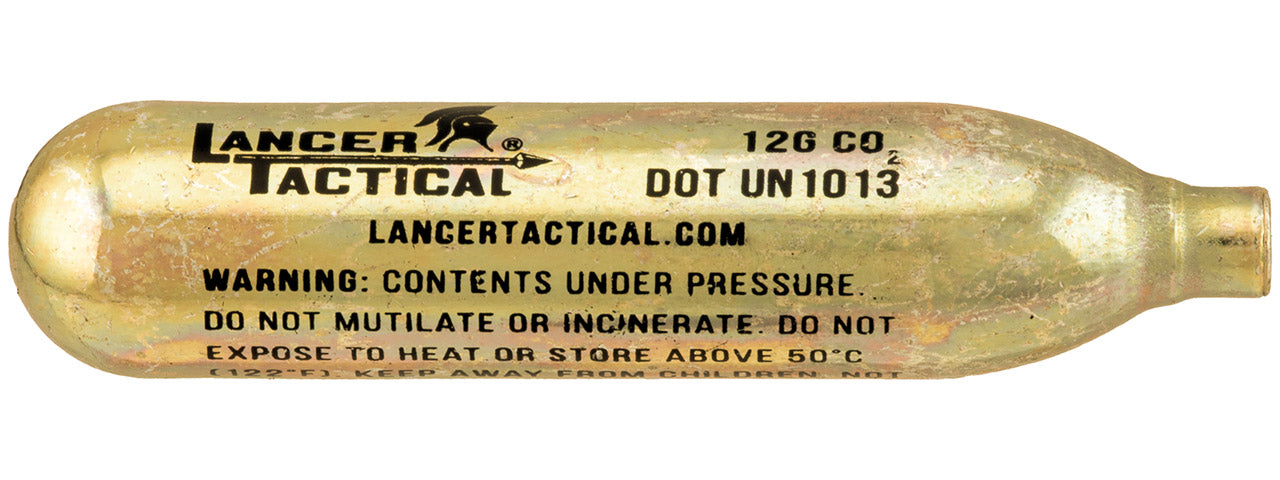 Lancer Tactical High Pressure 12 Gram CO2 Cartridges - 40ct