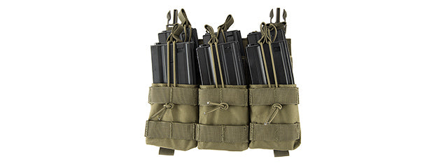 Lancer Tactical Adaptive Hook and Loop Triple Dual Mag Pouch