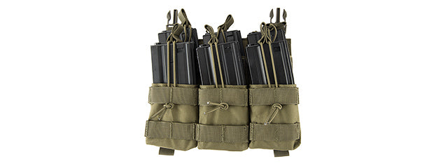 Lancer Tactical Adaptive Hook and Loop Triple Dual Mag Pouch