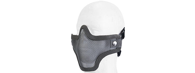 Lancer Tactical Metal Half Face Mesh Mask