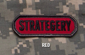 MSM Strategery Embroidered Morale Patch