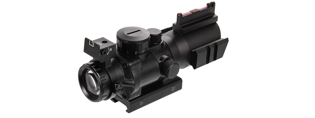 Lancer Tactical 4X32 Red & Green & Blue Illuminated Scope