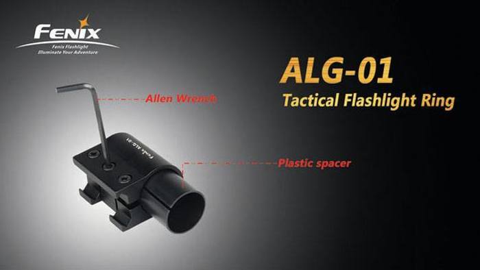 Fenix ALG01 LED Flashlight Tactical Ring Mount