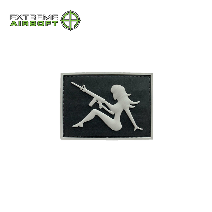 Mudflap Girl w/ Rifle PVC Morale Patch