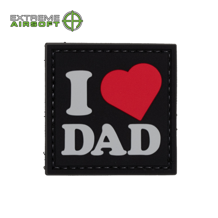 I Heart Dad PVC Patch