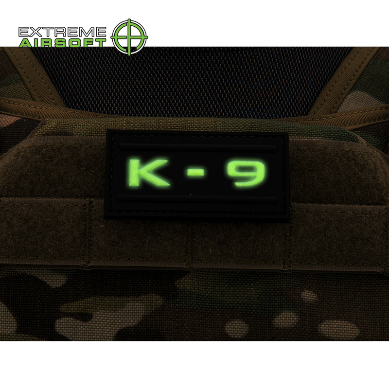 K-9 Glow In The Dark PVC Patch